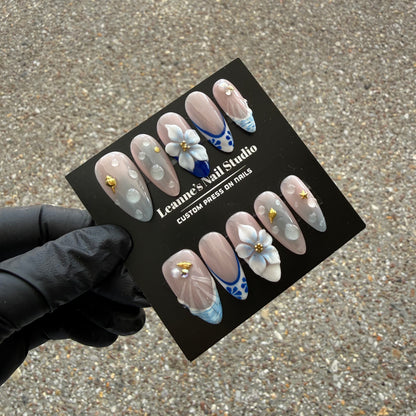 “Ocean Bloom Elegance.”