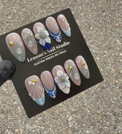 “Ocean Bloom Elegance.”